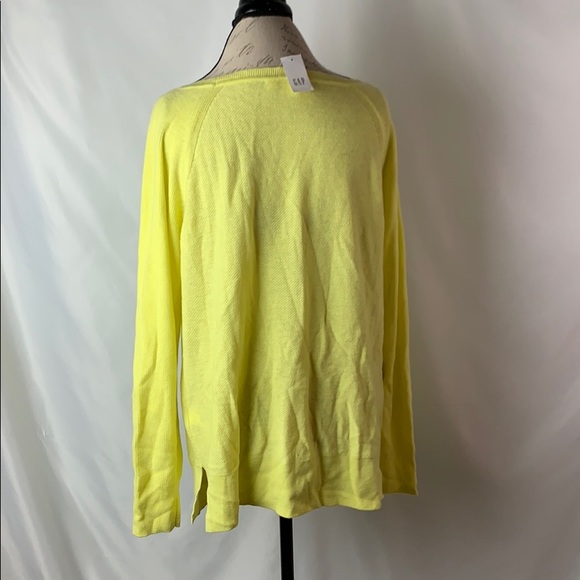 Gap Brooklyn Yellow Wool Blend Sweater Top - Picture 4 of 6